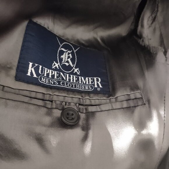 Vintage Kuppenheimer Men's Coat Cashmere Wool Blend Size XL - Picture 4 of 12
